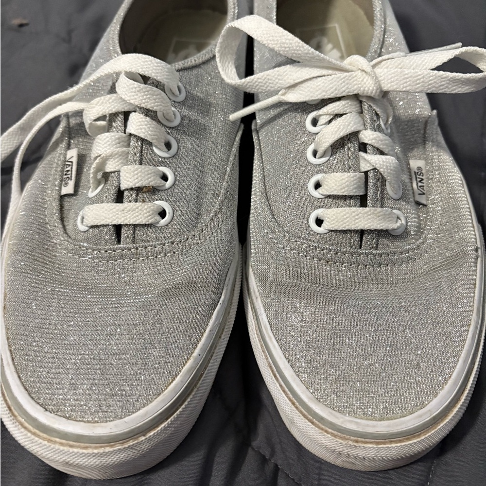 Vans Silver Soarkles Classic Low-Top Design